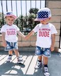 LIOMENGZI Baby Boy 4th of July Outfits Short Sleeve Tee Shirt and Casual Shorts 2Pcs Fourth of July Summer Outfit from LIOMENGZI