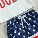 LIOMENGZI Baby Boy 4th of July Outfits Short Sleeve Tee Shirt and Casual Shorts 2Pcs Fourth of July Summer Outfit from LIOMENGZI