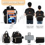 Baby Diaper Bag Backpack with Changing Pad, Pacifier Case - Black Diaper Bags for Girl Boy Newborn Unisex Infant Toddler - Baby Travel Bag for Mom Dad - Registry Baby Shower Gifts, 30L Large Capacity from ROSEGIN