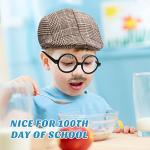 6 Pieces Old Man Kids Costume Kit Grandpa Accessories for 100th Day of School Kids Party Cosplay (Coffee Beret) from Skylety