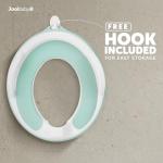 Potty Training Seat for Boys and Girls With Handles, Fits Round & Oval Toilets, Non-Slip with Splash Guard, Includes Free Storage Hook - Jool Baby from Jool Baby Products