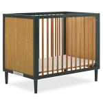 Dream On Me Lucas Mini Modern Crib with Rounded Spindles I Convertible Crib I Mid- Century Meets Modern I Portable Crib from AmazonUs/DREAY