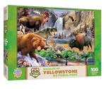 Puzzles for Kids, 100 Piece Jigsaw Puzzle for Toddler and Family Fun - Yellowstone National Park by MasterPieces â Family Owned American Company from Masterpieces