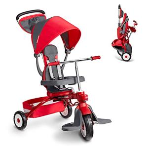 Radio Flyer Deluxe EZ Fold 4-in-1 Stroll 'N Trike, Red from Radio Flyer