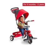 Radio Flyer Deluxe EZ Fold 4-in-1 Stroll 'N Trike, Red from Radio Flyer