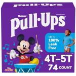 Pull-Ups Boys' Potty Training Pants Training Underwear , 4T-5T, 74 Ct by Kimberly-Clark Corp.