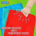 Sensory Pull Along Toddler Infant Baby Tissue Box - Colorful Juggling Rainbow Dance Scarves for Kids STEM Montessori Educational Manipulative Preschool Learning Toys â 5 Month 1-2-Year-Old Activities by Creative Kids