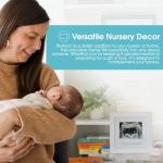 Pearhead Love at First Sight Sonogram Picture Frame, Baby Ultrasound Photo Frame, Baby Nursery DÃ©cor, White from Pearhead