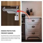 Cabinet Locks Child Safety, Invisible Baby Proof Cabinet Locks, Upgraded Cabinet Locks with Strong Adhesive for Drawers by CalMyotis, 10 Pack from CalMyotis