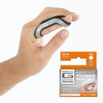 Neo G Finger Splint, Easy-Fit - Support for Trigger Finger, Mallet Finger, Baseball Finger, Strain, Sprains, Broken Fingers, Basketball - Patented Design - Class 1 Medical Device - Small - Grey - 5cm/2in by Neo G