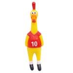 15inch Rubber Chicken Squeeze Chicken Prank Novelty Pet Toys from POPLAY