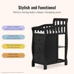 Dream On Me Jayden 4-in-1 Mini Convertible Crib And Changer in Black, Greenguard Gold Certified from Dream on Me