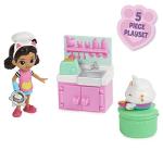 Gabby's Dollhouse, Lunch and Munch Kitchen Set with 2 Toy Figures, Accessories and Furniture Piece, Kids Toys for Ages 3 and up from Spin Master