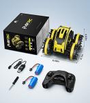 Toys for 5-12 Year Old Boys Amphibious RC Car for Kids 2.4 GHz Remote Control Boat Waterproof Monster Truck Stunt Cars 4WD Vehicle with 2 Rechargeable Batteries Girls Gifts All Terrain Beach Pool Toy by DODOELEPHANT