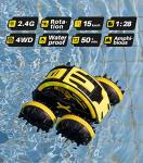 Toys for 5-12 Year Old Boys Amphibious RC Car for Kids 2.4 GHz Remote Control Boat Waterproof Monster Truck Stunt Cars 4WD Vehicle with 2 Rechargeable Batteries Girls Gifts All Terrain Beach Pool Toy by DODOELEPHANT