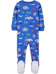 Simple Joys by Carter's Baby Boys' 3-Pack Snug-Fit Footed Cotton Pajamas, Crab/Sea Creatures/Cars, 12 Months from Carter's Simple Joys - Private Label