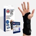 Doctor Developed Carpal Tunnel Wrist Brace Night & Wrist Support & Sleep Brace [Single] (with splint) -Registered Class I Medical Device & Doctor Written Handbook - Fully Adjustable to Fit any Hand (Right) from Dr. Arthritis