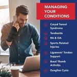 Doctor Developed Carpal Tunnel Wrist Brace Night & Wrist Support & Sleep Brace [Single] (with splint) -Registered Class I Medical Device & Doctor Written Handbook - Fully Adjustable to Fit any Hand (Right) from Dr. Arthritis