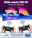 CICYSTORE Retro Game Console with 818 Retro Video Games, HDMI HD Output NES Retro Game Console Wireless, Old Arcade Plug and Play Video Games Console is an Ideal Gift Choice for Children and Adults by CICYSTORE