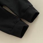 Toddler Baby Boy Valentines/St.Patrick's/Easter Summer Outfit Heart Letter Short Sleeve Top T-Shirt + Long Pants Clothes (Black, 0-6 Months) from Wrrkayly