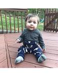 Infant Baby Boy Clothing Winter Deer Long Sleeve Hoodie Tops Sweatsuit Pants Outfit Set(3-6 Months) from oklady