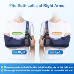 VELPEAU Arm Sling Shoulder Immobilizer - Rotator Cuff Support Brace - Comfortable Medical Sling for Shoulder Injury, Left and Right Arm, Men and Women, for Broken, Dislocated, Fracture, Strain(Medium) from Shenzhen Weprotex Technology Product Co.,Ltd