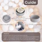 Wonder Space Deluxe Kids Round Ball Pit, Premium Handmade Kiddie Balls Pool, Soft Indoor Outdoor Nursery Baby Playpen, Ideal Gift Play Toy for Children Toddler Infant Boys and Girls (Light Pink) from Wonder Space