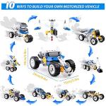STEM Toys for Boys with Electric Power Motor , STEM Building Toys 10IN1 , Engineering Toys for Kids Age 7 8 9 10 11 12 ,Motorized Building Toys, Build and Play from NOYTOY