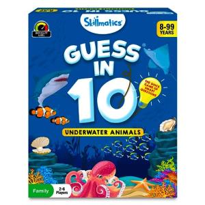Skillmatics Card Game : Guess in 10 Underwater Animals | Easter Basket Stuffers for Ages 8 and Up | Super Fun for Travel & Family Game Night by Grasper Global Private Limited