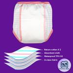 MooMoo Baby Cotton Training Pants Strong Absorbent Toddler Potty Training Underwear for Baby Girl 3T by MooMoo Baby