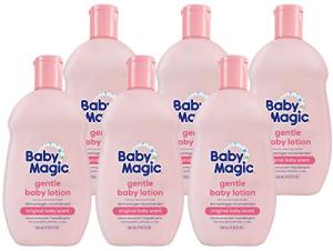Baby Magic Gentle Baby Lotion Vitamins & Aloe, Original Baby Scent, 6 Count by AmazonUs/NABU7