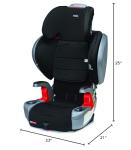 Britax Grow with You ClickTight Plus Harness-2-Booster Car Seat | 3 Layer Impact Protection - 25 to 120 Pounds, Jet Safewash Fabric [New Version of Pinnacle] from AmazonUs/BIYN9