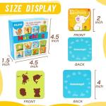 AluAbi Animal Letter Memory Game ABC Learning for Toddlers, Fun Matching Game, Educational Toys for Kids, Preschool Learning Toys and Alphabet Flash Cards for Boys & Girls Age 3 to 5 from baiyin