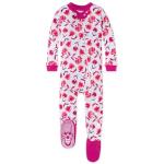 Burt's Bees Baby baby girls Pajamas, Zip Front Non-slip Footed Pjs, 100% Organic Cotton and Toddler Sleepers, Spring Picks, 18 Months US by Burt's Bees Baby