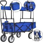 Foldable into Bag Travel Wagon Stroller for 2 Kids & Cargo Collapsible Toddler Wagon with Removable Canopy Adjustable 5-Point Harness Lightweight Carry-on Stroller for Airplane by CLGrich