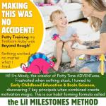 LIL ADVENTS Potty Time Adventures Potty Training Game - 14 Wood Block Toys, Chart, Activity Board, Stickers and Reward Badge for Toilet Training, Dinosaurs from Lil Advents