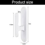 4 Pieces Cord Safety Blind Pull Cord Winder Window Cord Wrap Cleats Blind Cord Holder Curtain Cord Wind Up Baby Child Proofing Window Gate Safety Adhesive Wall Hanging Hooks by Blulu