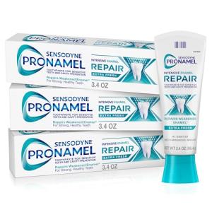 Sensodyne Pronamel Intensive Enamel Repair Toothpaste for Sensitive Teeth, to Reharden and Strengthen Enamel, Extra Fresh - 3.4 Ounces (Pack of 3) from GlaxoSmithKline