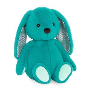 B. toys â Plush Bunny â Super Soft Stuffed Animal â Teal â 12â â Washable Rabbit Toy â for Babies, Toddlers, Kids â Happy Hues â Cottontail Cutie â 0 Months + (BX1926C30Z) from Branford Ltd.