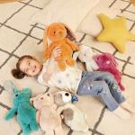 B. toys â Plush Bunny â Super Soft Stuffed Animal â Teal â 12â â Washable Rabbit Toy â for Babies, Toddlers, Kids â Happy Hues â Cottontail Cutie â 0 Months + (BX1926C30Z) from Branford Ltd.