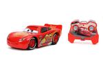 Jada Toys Pixar Cars 1:24 Lightning McQueen RC Remote Control Car 2.4 GHz Red Toys for Kids by Jada Toys