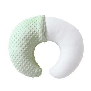 Nursing Pillow with Slipcover for Baby Boys and Girls, Breast Feeding Pillows with Pillowcase for Breastfeeding, Bottle Feeding, Baby Support with Removable Nursing Pillow Cover (Green) from QUENESS