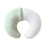 Nursing Pillow with Slipcover for Baby Boys and Girls, Breast Feeding Pillows with Pillowcase for Breastfeeding, Bottle Feeding, Baby Support with Removable Nursing Pillow Cover (Green) from QUENESS