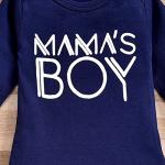 Preemie Baby Boys Clothes Mamas Boy Romper Camo Pants Outfit Fall Winter Clothing Set (Blue, Preemie) by 