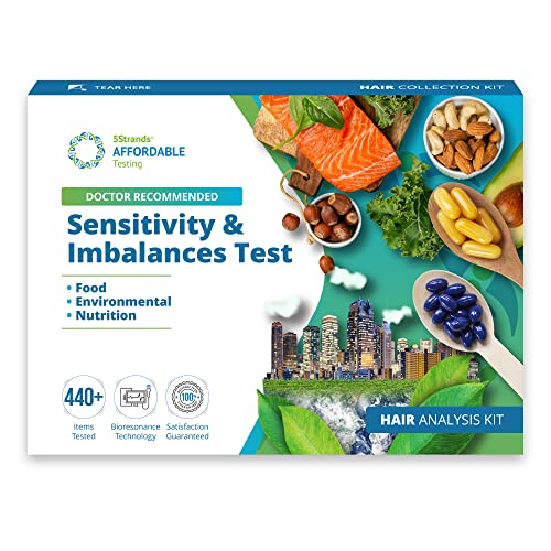 5Strands Standard Package, 444 Items Tested, Includes 3 Tests - Food Intolerance, Environment Sensitivity, Nutrition Imbalance, at Home Health Collection Kit, Accurate Test Results in 5-7 Days from 5Strands