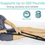 Vive Bed Ladder Assist - Pull Up Assist Device with Handle Strap - Rope Ladder Caddie Helper - Sitting, Sit Up Hoist for Elderly, Senior, Injury Recovery Patient, Pregnant, Handicap - Padded Hand Grip by Vive Health