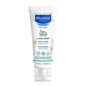 Mustela Hydra Bebe Face Cream - Daily Baby Moisturizer with Natural Avocado, Jojoba Oil - 1.35 fl. oz by AmazonUs/EXQEV