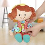 Playskool Dressy Kids Girl Activity Plush Stuffed Doll Toy for Kids and Preschoolers 2 Years and Up (Amazon Exclusive) by Hasbro
