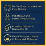 Super Sposie Booster Pads for Overnight Diapers and Youth Incontinence, Maximum Absorbency to Stop Nighttime Diaper Leaks, Extra Protection for Daytime Use, with Adhesive from Sposie