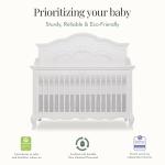 Evolur Aurora 5-in-1 Convertible Crib, Frost, Greenguard Gold Certified from Dream On Me